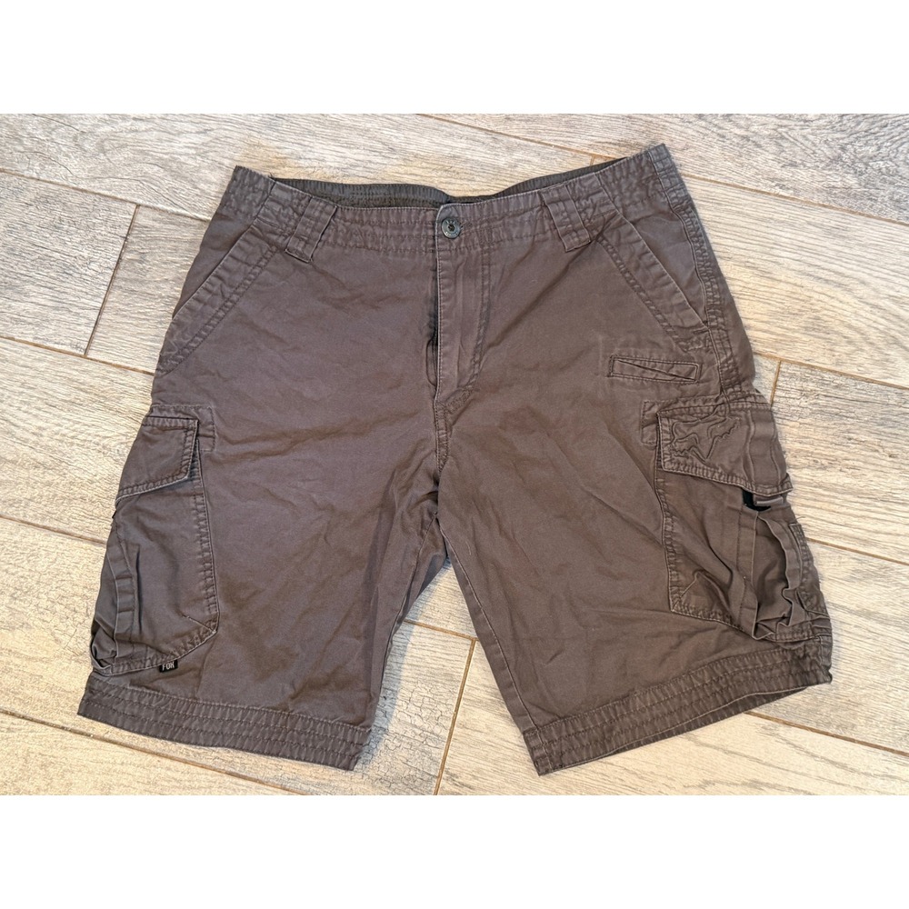 Fox Racing Cargo Shorts 32 Heritage Forged Moto Biker Skate Mens 04575 Grunge